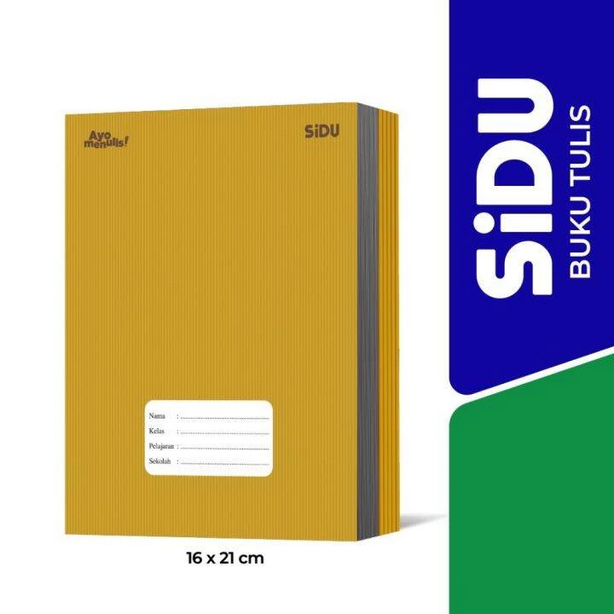 

( 1 PACK ISI 10 PCS) BUKU TULIS KRAFT SIDU 40 & 60 LEMBAR / ORIGINAL SAMPUL COKLAT ALAT TULIS BUKU SEKOLAH MURAH EKONOMIS LENGKAP BUKU TULIS COWOK CEWEK TERLARIS ATK KANTOR KULIAH STATIONERY / MITRA ABADI KATALOG YOGYAKARTA