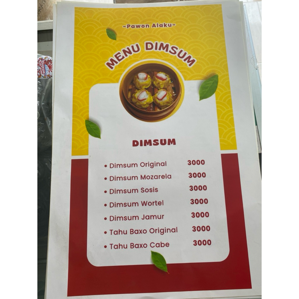 

Stiker Mirror ukur A3