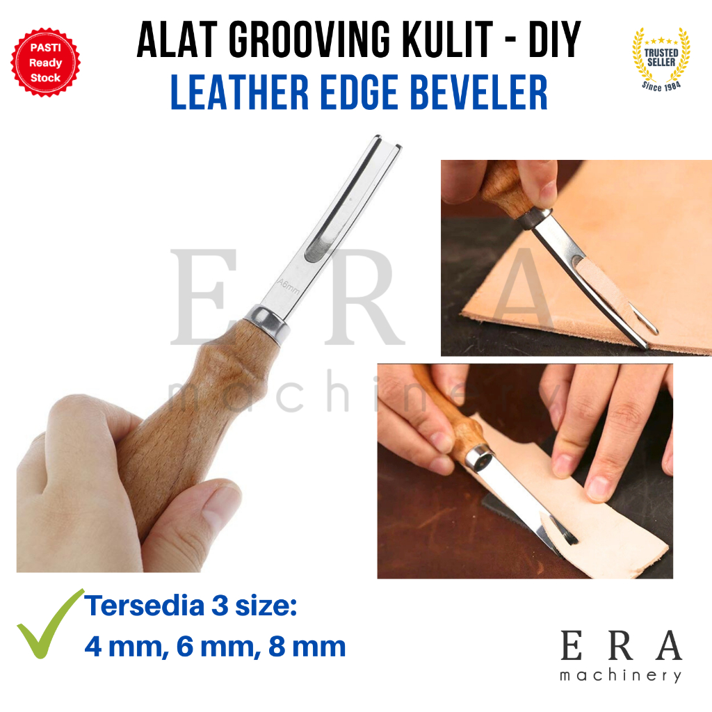 

leather edge beveler pisau seset kulit trimming kulit skiving knife edge leather alat grooving tepi kulit alat kerajinan kulit DIY leather tools alat potong kulit lat seset kulit