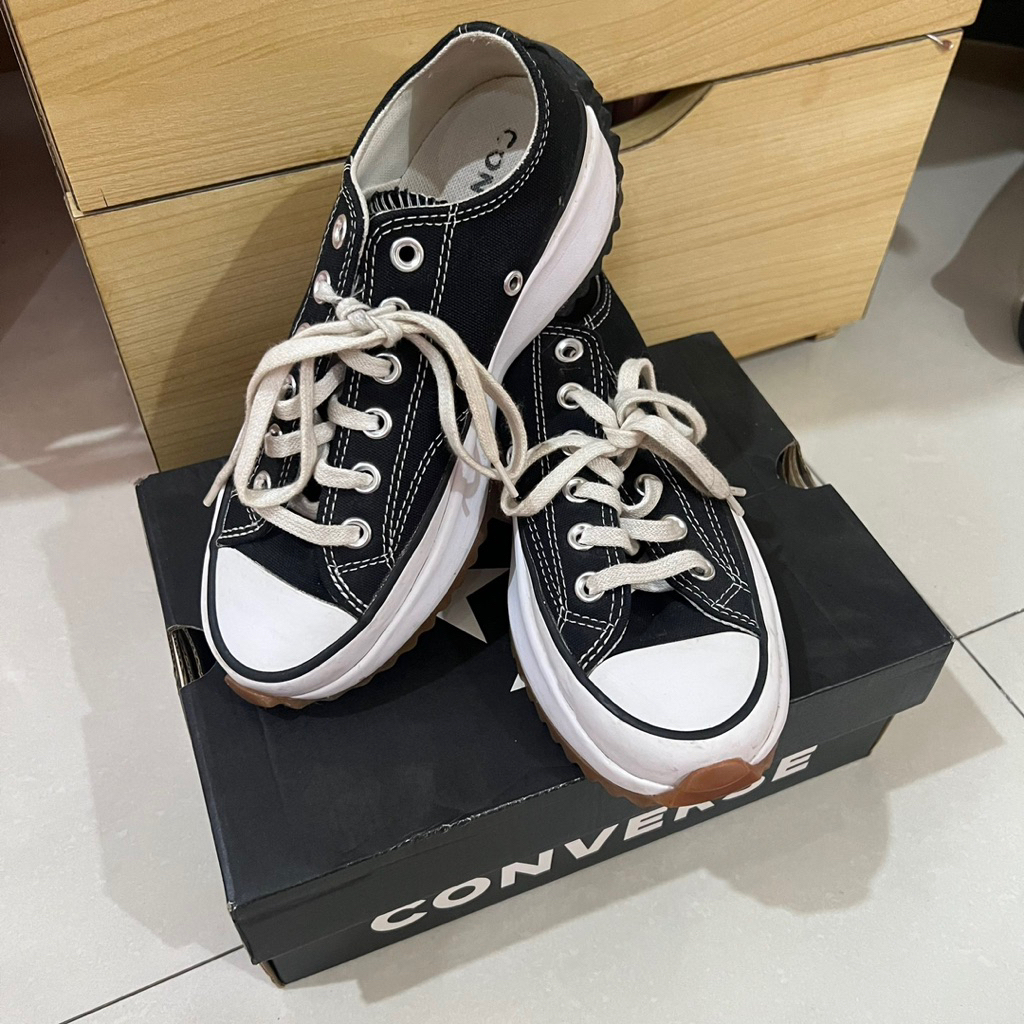 preloved convers run star hike canvas platform unisex