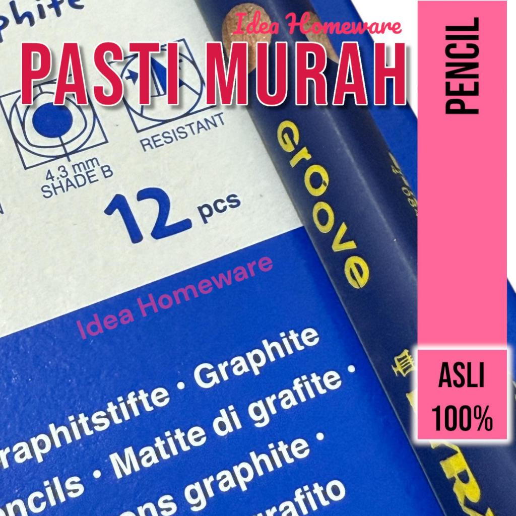 

D3W! Pensil Lyra Groove Jumbo 10 mm Pensil Segitiga Besar 1870101 Belajar Menulis Pencil Graphite