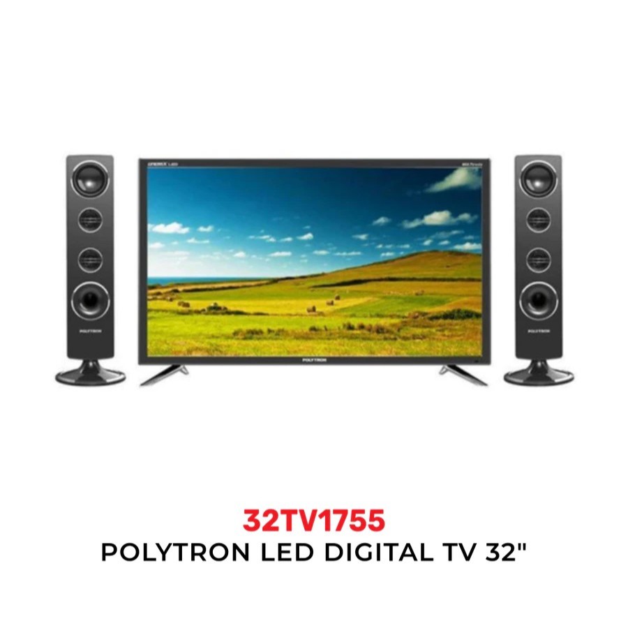 POLYTRON Digital TV 32 Inch Tower Speaker 32TV1755