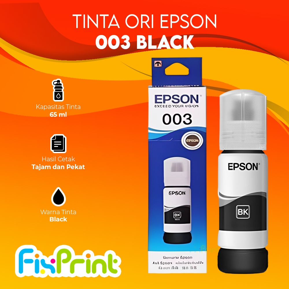 Tinta Original Epson 003 Tinta Refill Printer Epson L1110 L3110 L3150 L5190
