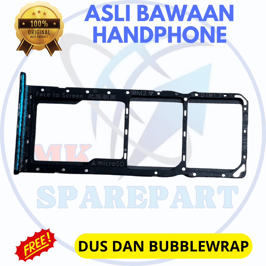 Simtray dudukan kartu hp oppo A31 - asli ori copotan cabutan bawaan