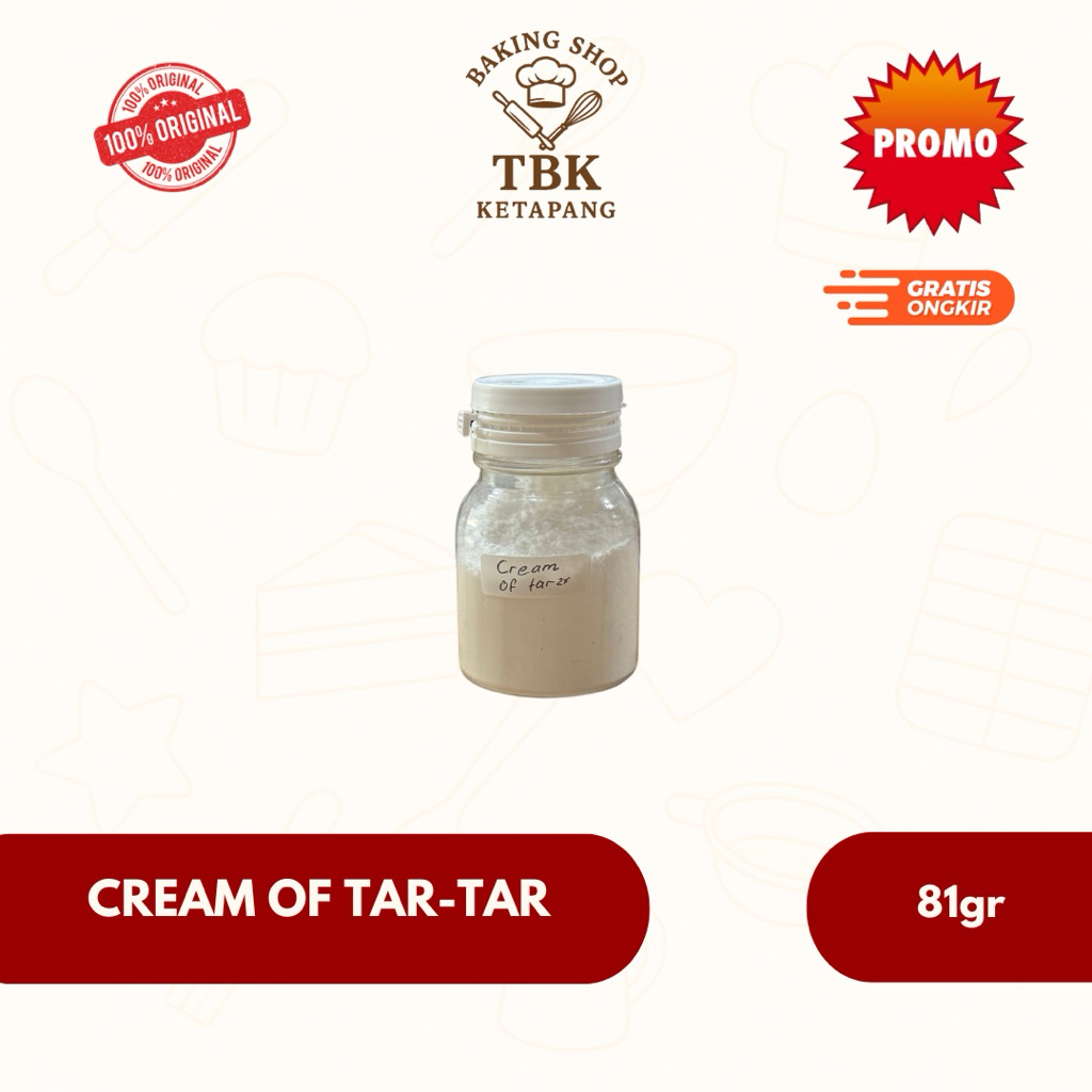

Cream of Tar tar / krim tar tar 81gr