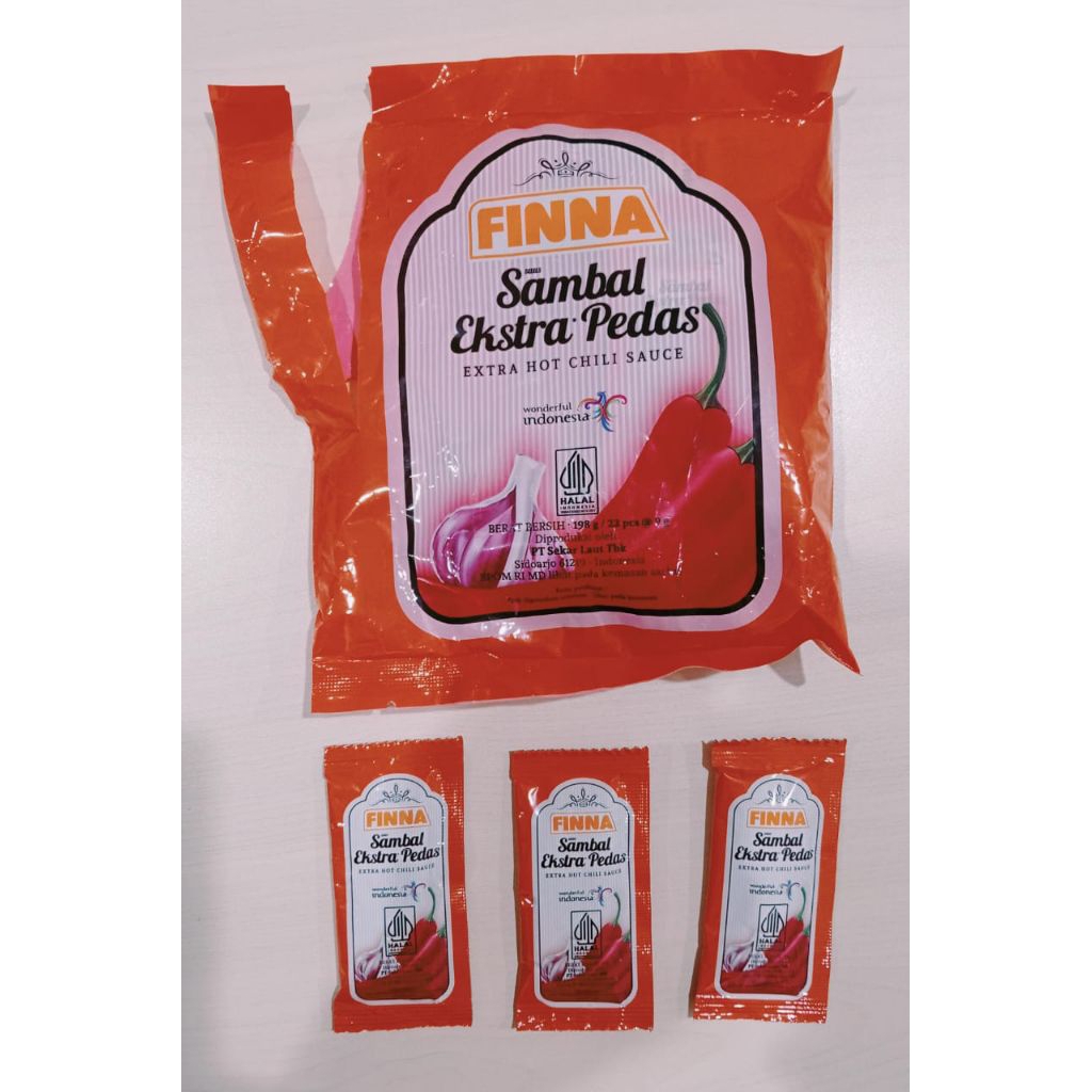 

saos finna sachet extra pedas (9gr)