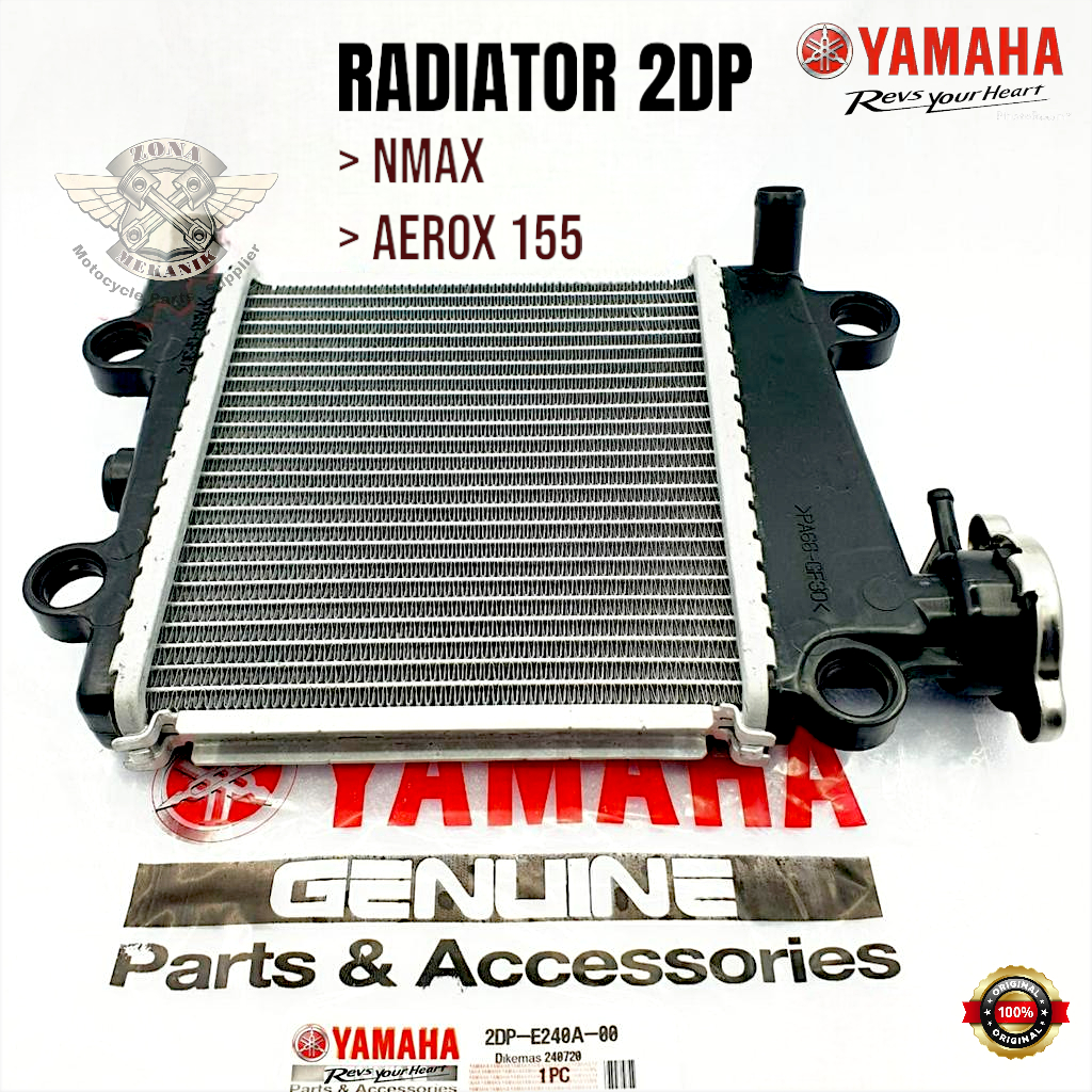 Radiator NMAX AEROX 155 Assy 2DP Kualitas Original Yamaha Radiator 2DP
