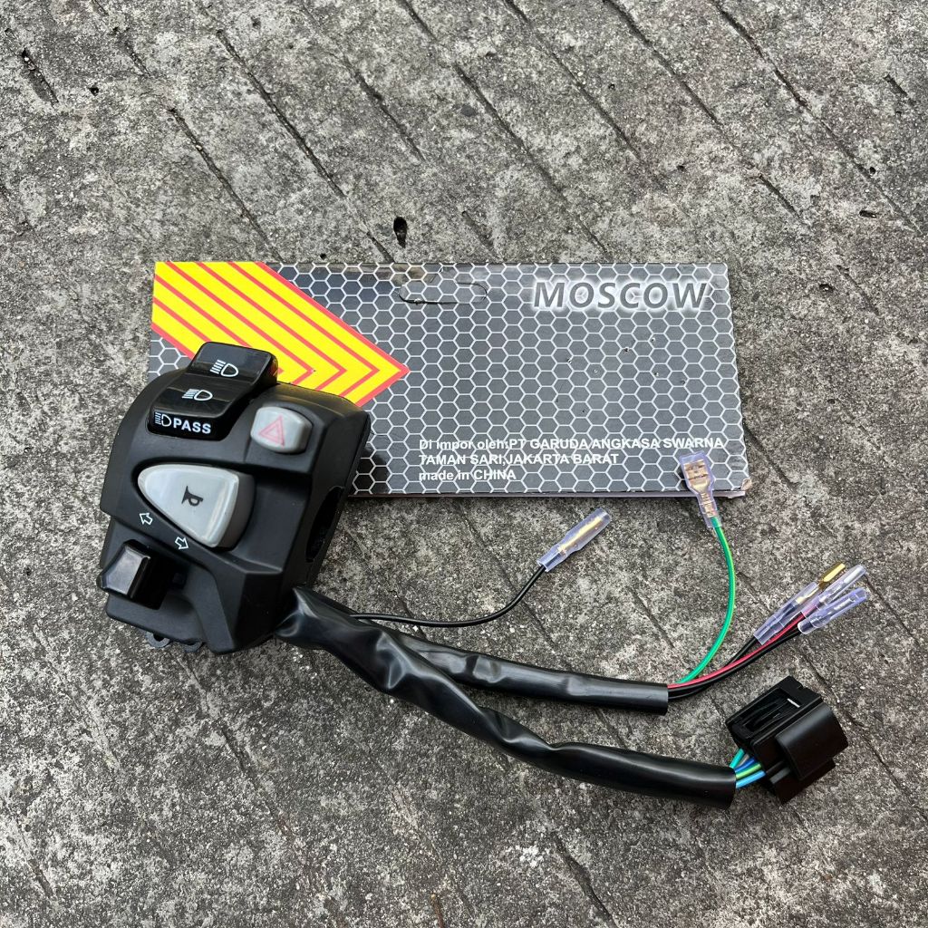 SAKLAR KIRI MOTOR HONDA VARIO 160 NEW 4 TOMBOL HI LOW KLAKSON HAZARD SEN SAKLAR KIRI VARIO 160 INCLU