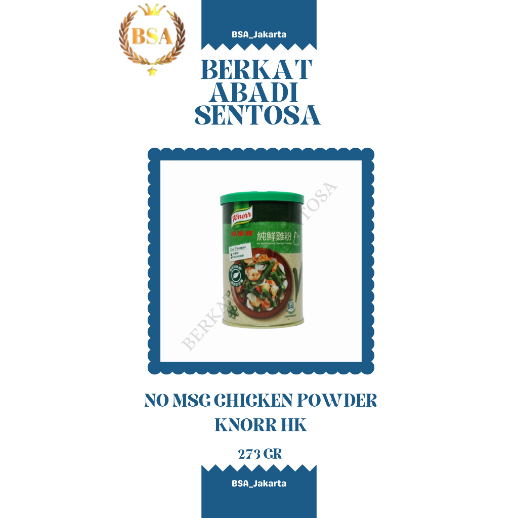 

NO MSG CHICKEN POWDER KNORR HK (273 GR)