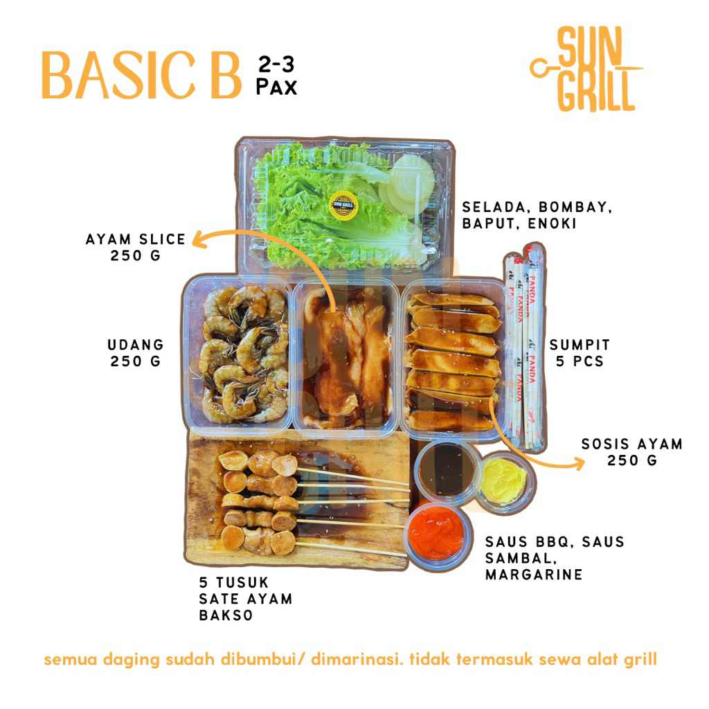 

Basic B Paket Daging Bbq Siap Grill