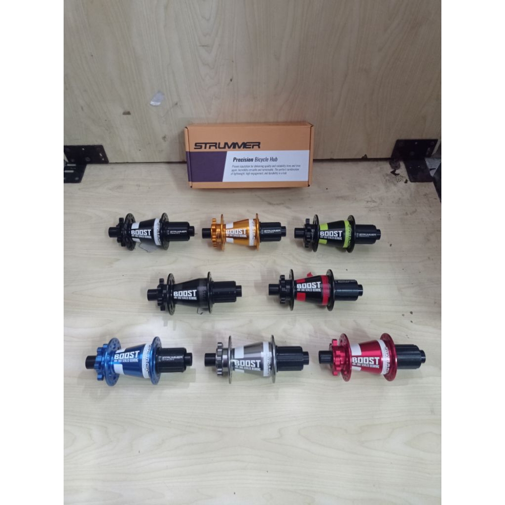Freehub Strummer MT380 BOOST 32H 12x148 Bearing 6 pawls Free Hub belakang 12 x 148 tawon MT 380 MT00