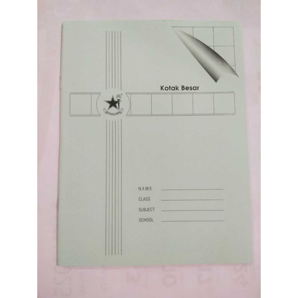 

Buku Kotak Besar HVS 65gsm - 38 Lembar - Pancasila - Bintang Obormas - Pcs