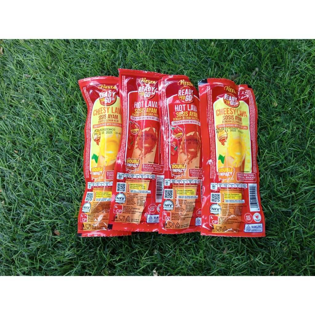 

Fiesta Ready To Go Cheesy Lava Sosis Ayam Dengan Lelehan Keju Chiken Sausage With Cheesy Lava Sosis Hot Lava Sosis Ayam Dengan Lelehan Saus Pedas Chiken Sausage With Hot Lava 60 gr So Nice Sosis Hot Keju Premium Siap Makan 60 Gram Sosis Fiesta