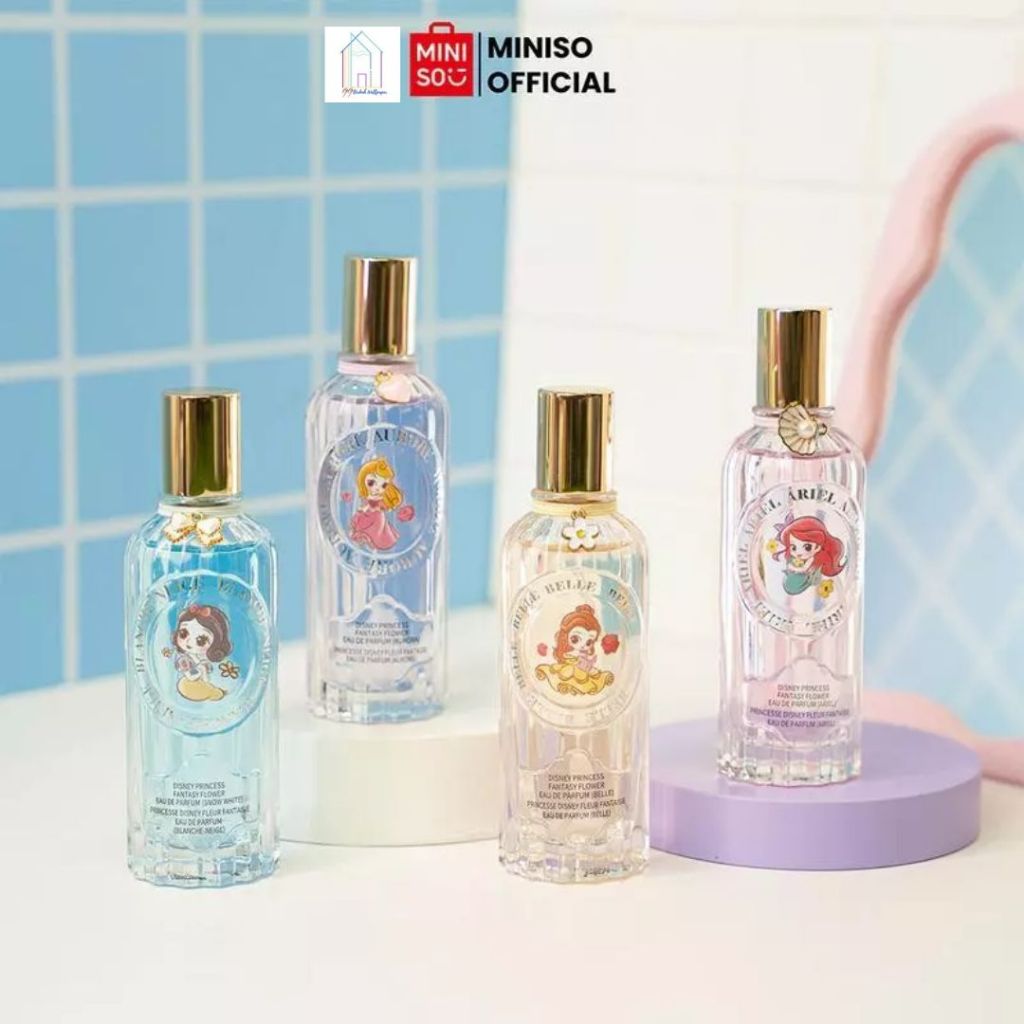 DISNEY EDITION Miniso x Disney Princess Parfum Wanita EDP Perfum Fantasy Flower Eau de Parfum 60ml