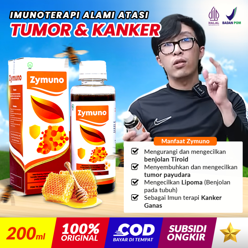 

Zymuno Madu Herbal Imunoterapi Kanker Original 1 Botol