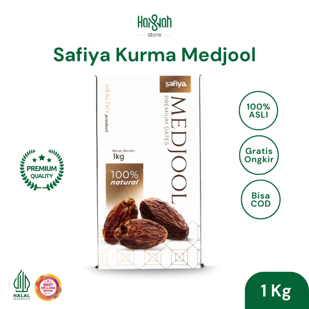 

Kurma Medjool Safiya 1 Kg | Kurma Medjol Jumbo Grade A Premium