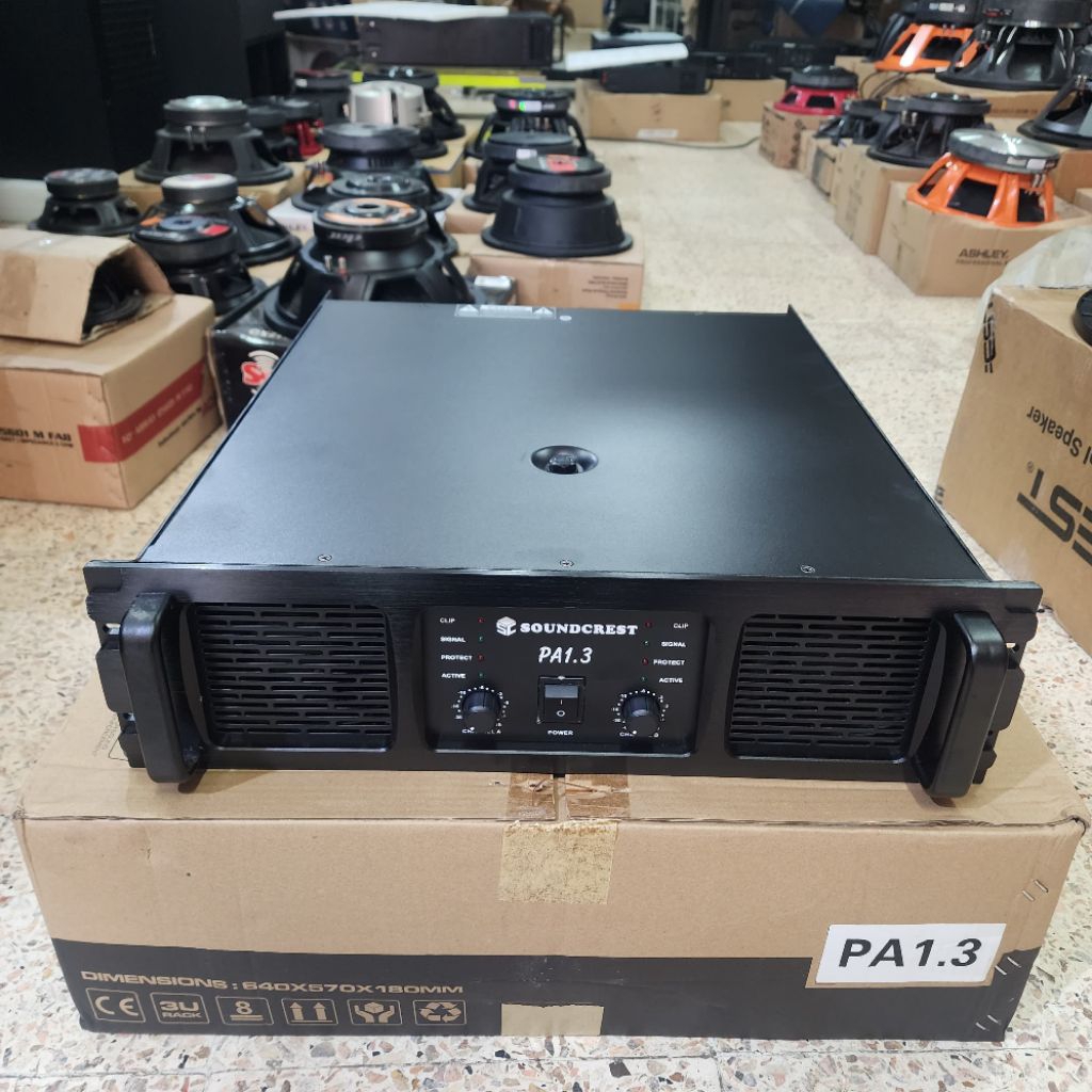 Power Amplifier Soundcrest PA 1.3 Class GB