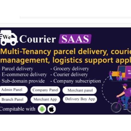 cd source code aplikasi sistem kurir logistik saas berbasis flutter untuk android dan ios - We Couri