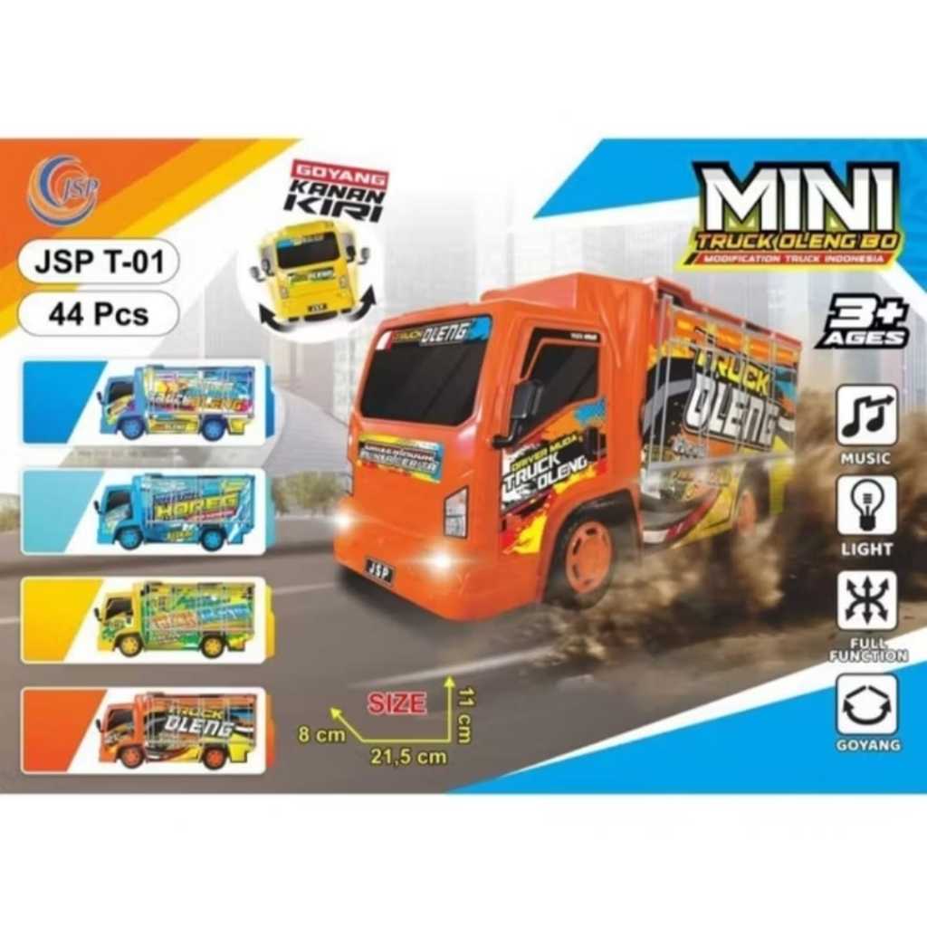 Mainan Anak Mini Truck Basuri Oleng Ada Lampu Dan Musik / Mainan Anak Mini Truck Basuri Oleng Bisa Bunyi