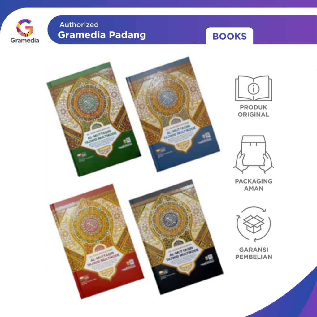 Gramedia Padang - AL-QURAN QOSBAH AL-MUTTAQIN TAJWID MULTIKODE A5
