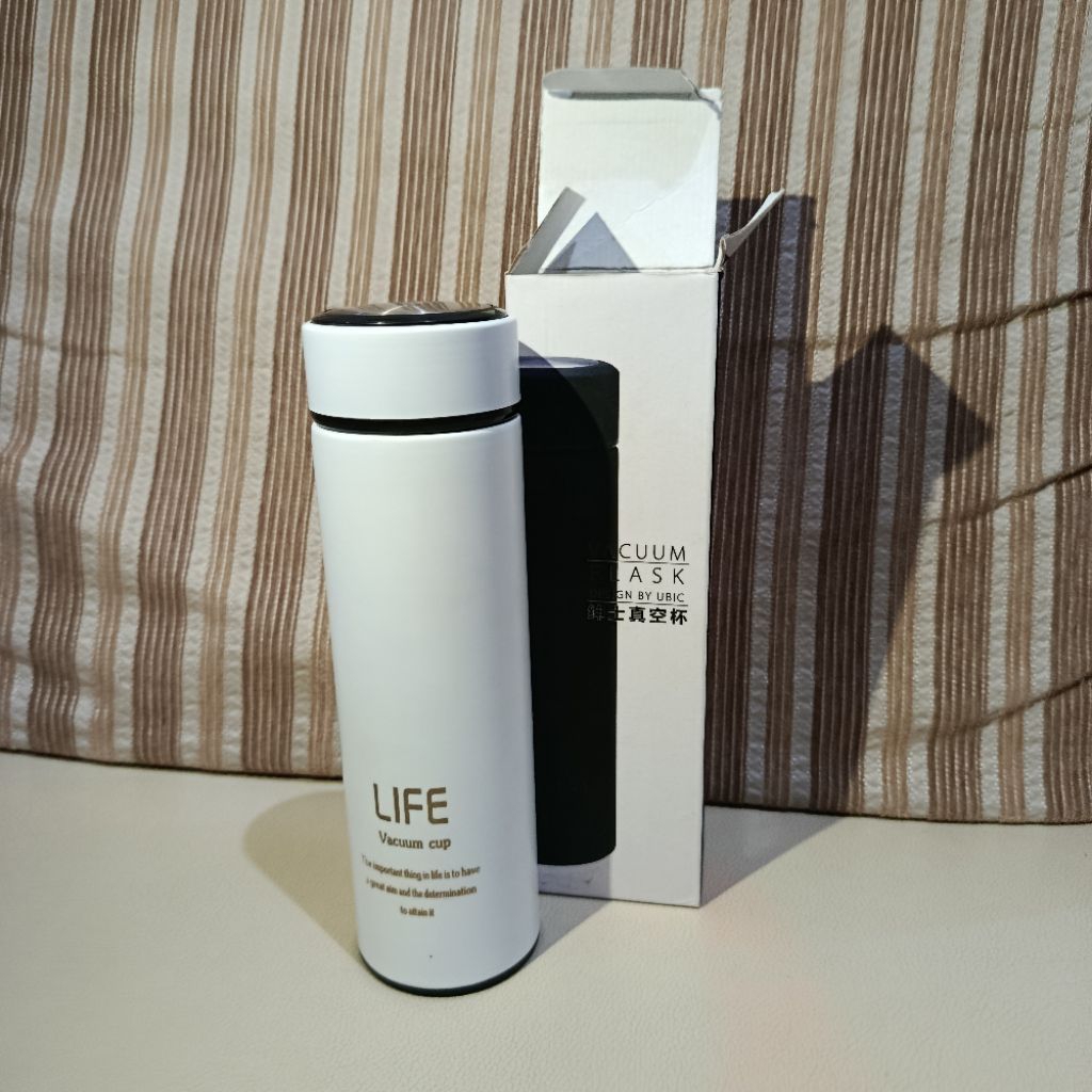 botol minum smart tumblr led life putih