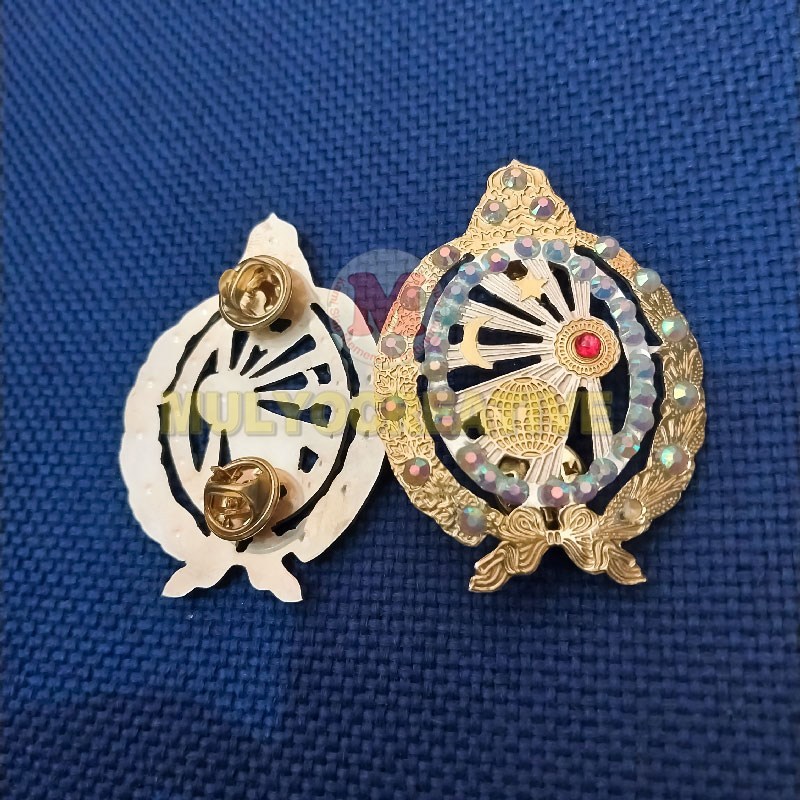 Pin Keraton Solo - Lencana Logo Keraton Surakarta Pengait Jarum