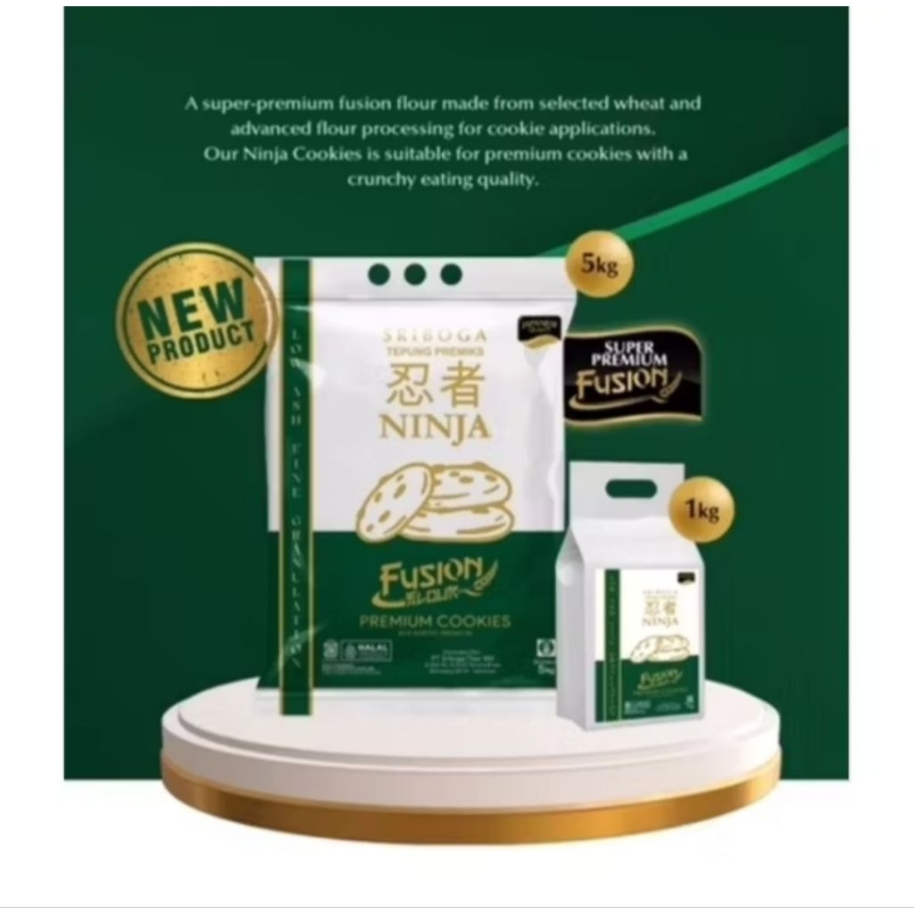 

New Product!!! Fusion Ninja Premium Cookies/Tepung Premix Sriboga