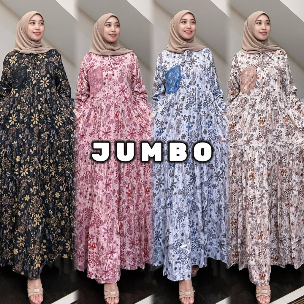 READY STOK SALVINA GAMIS JUMBO VISCOSE SAKU TILE