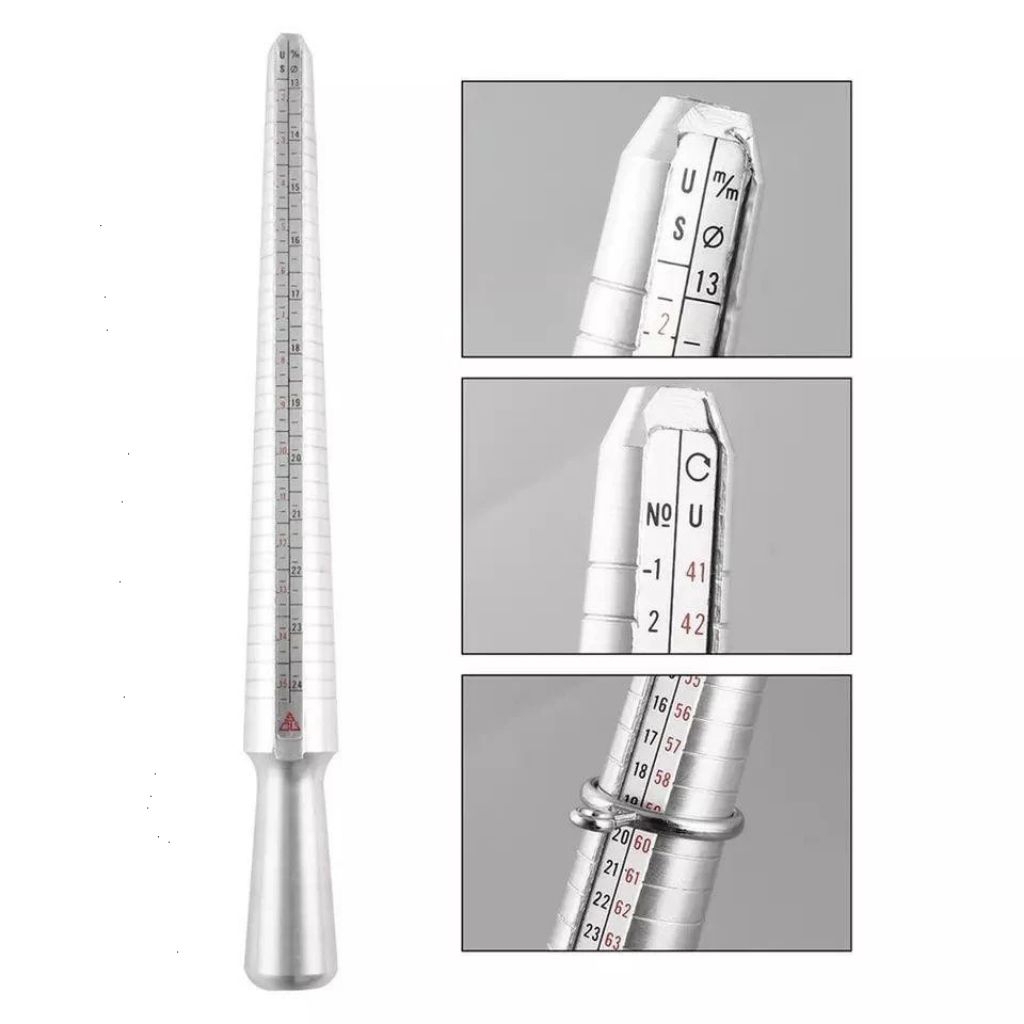 Alat Ukur Cincin Stainless / Ukuran Ring Cincin