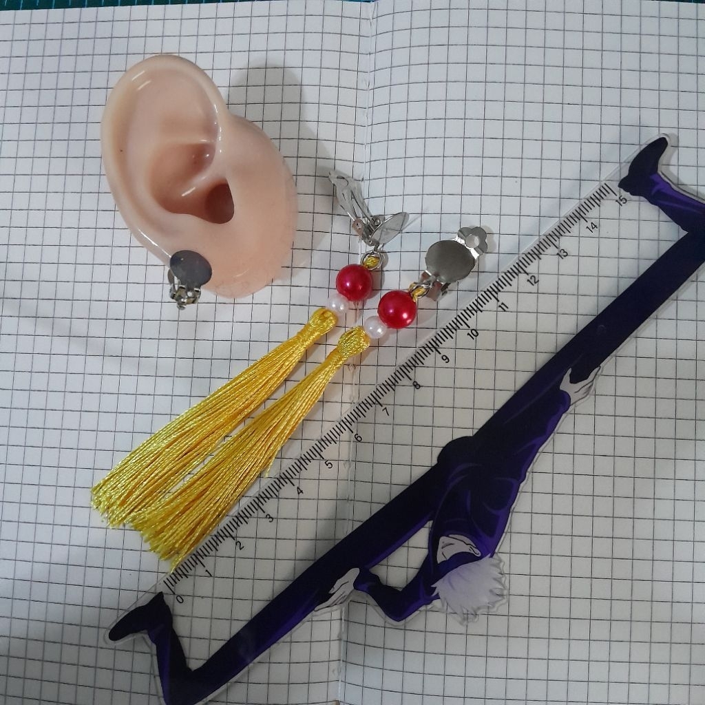 D3W Aksesoris Suo Hayato Anime Wind Breaker/ Anting Suo Hayato Anime Wind Breaker/ Penutuh mata Suo