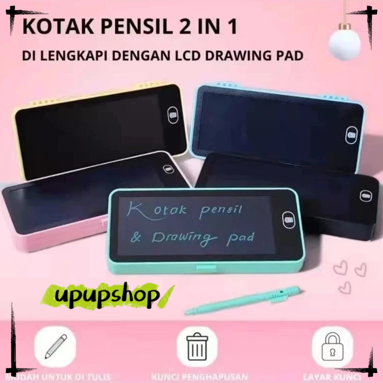 

Drawing Box Kotak Pensil Dan Papan Coret Kreatif Anak Dengan Digital Pad Edukasi