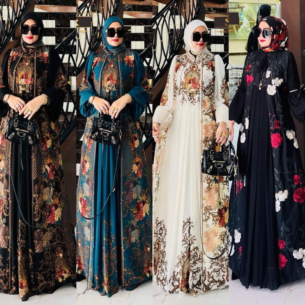 SHR ORI 100% SIAP KIRIM LANGSUNG!! SHR NEW!!JUMBO BISA PAKAI READY GAMIS MAHKOTA CERUTY SHR GAMIS LE