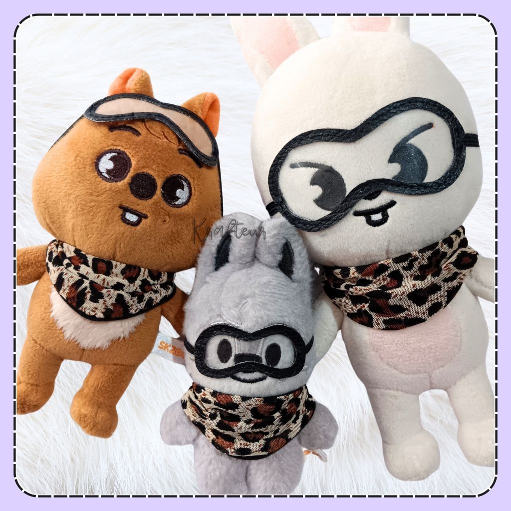 [Doll Clothes] Purrloiner Set - for 10 cm 15 cm 20 cm Kpop Doll Cotton Plush Skzoo inspired by pilot