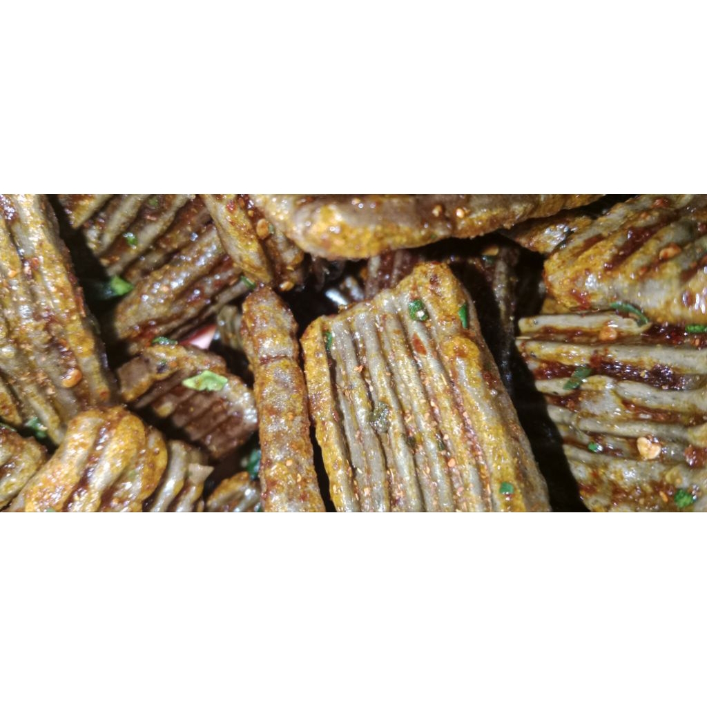 

seblak kering kerupuk jengkol extra daun jeruk pedas gurih nampolll