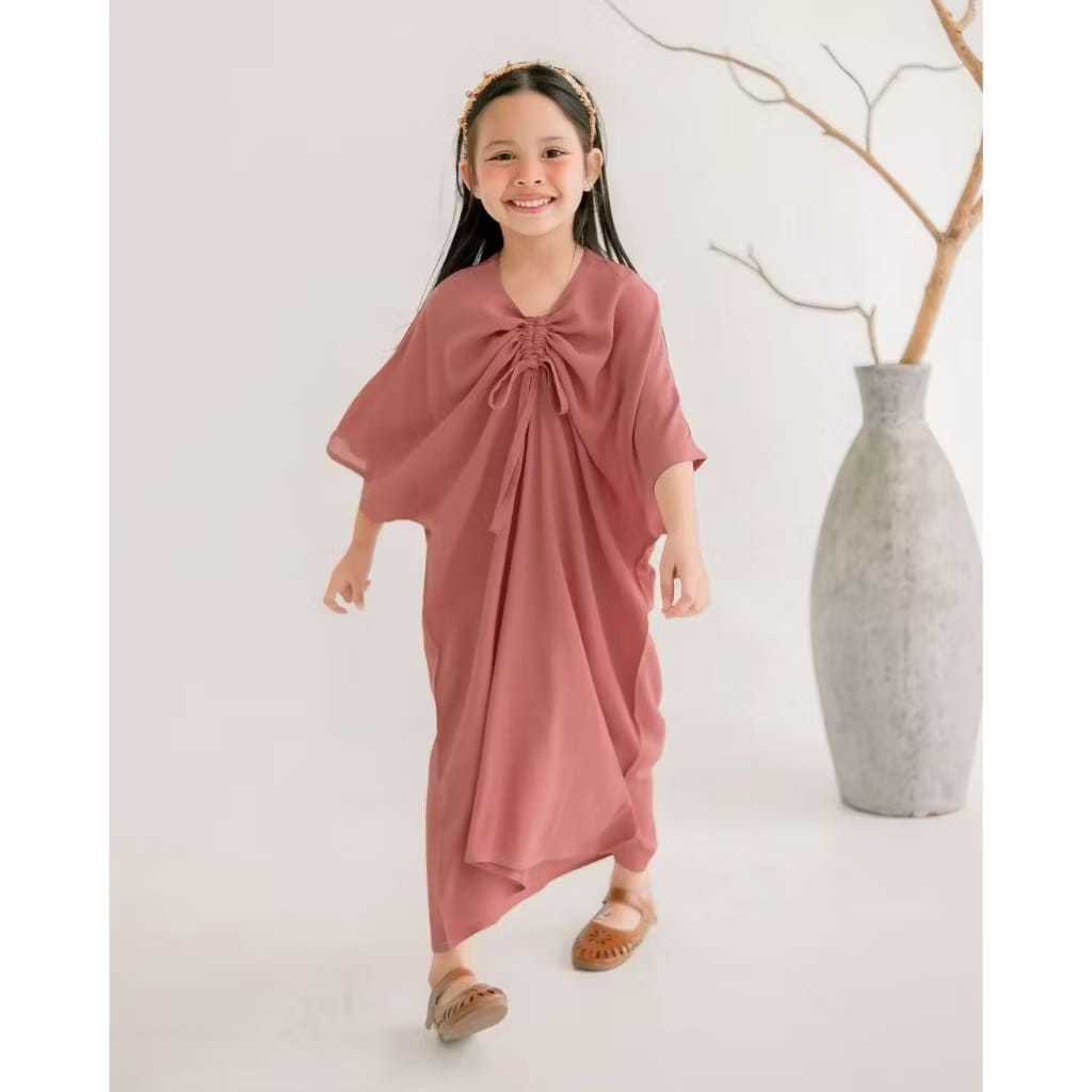 KAFTAN ANAK MODEL TERBARU 2025 BAJU LEBARAN ANAK PEREMPUAN PREMIUM DRES ABAYA ANAK ANAK