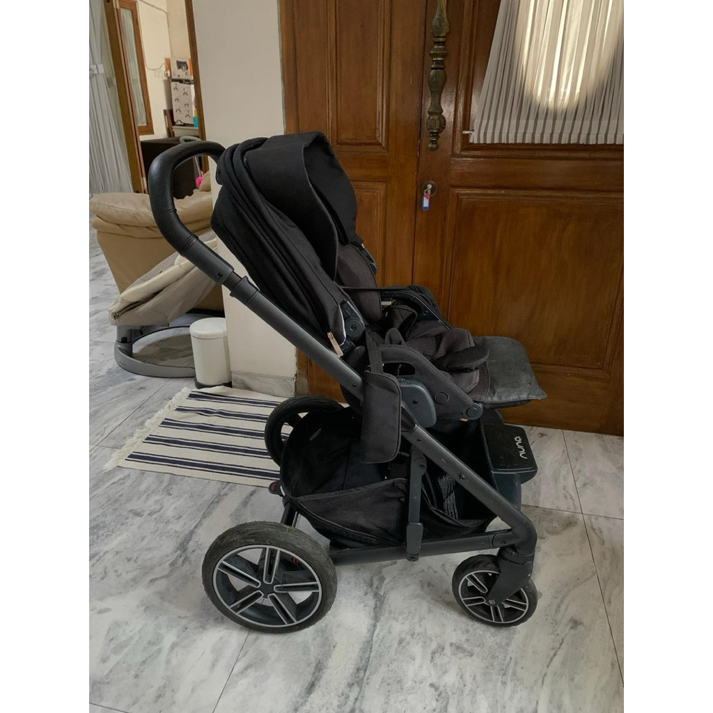 PRELOVED STROLLER NUNA MIXX 2 BLACK CAVIAR
