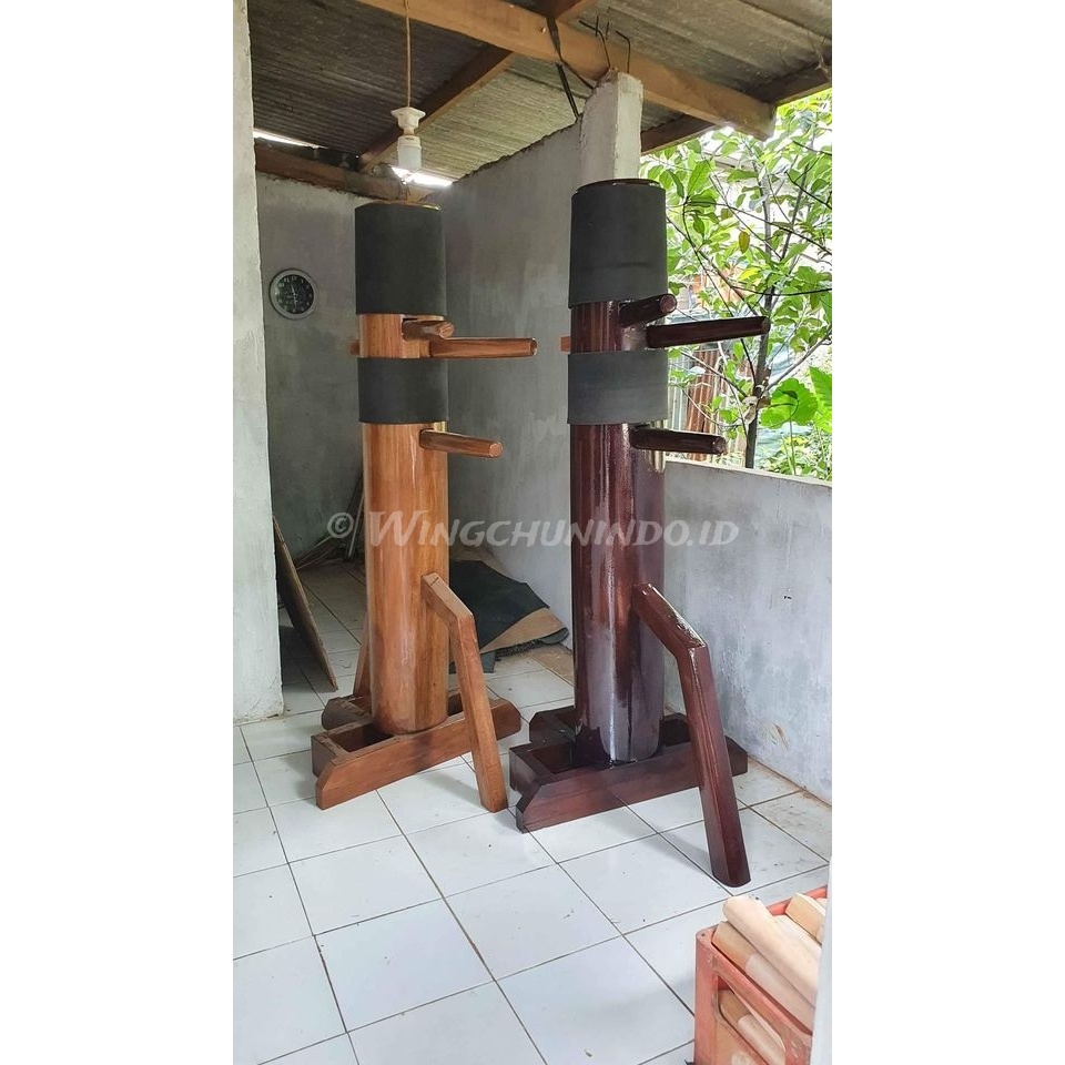 Wooden Dumy Wingchun / Mok Yan Jong / Boneka Kayu / Beladiri Kungfu Karate