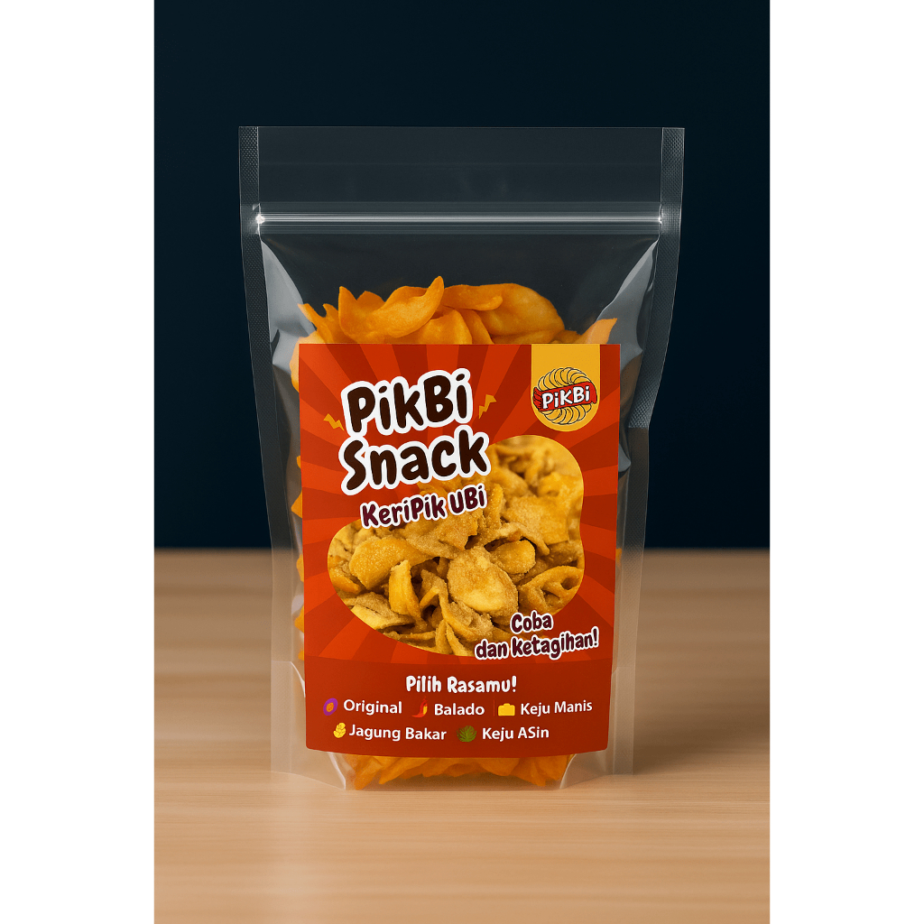 

Keripik Ubi Gurih Enak PikBi 120gr