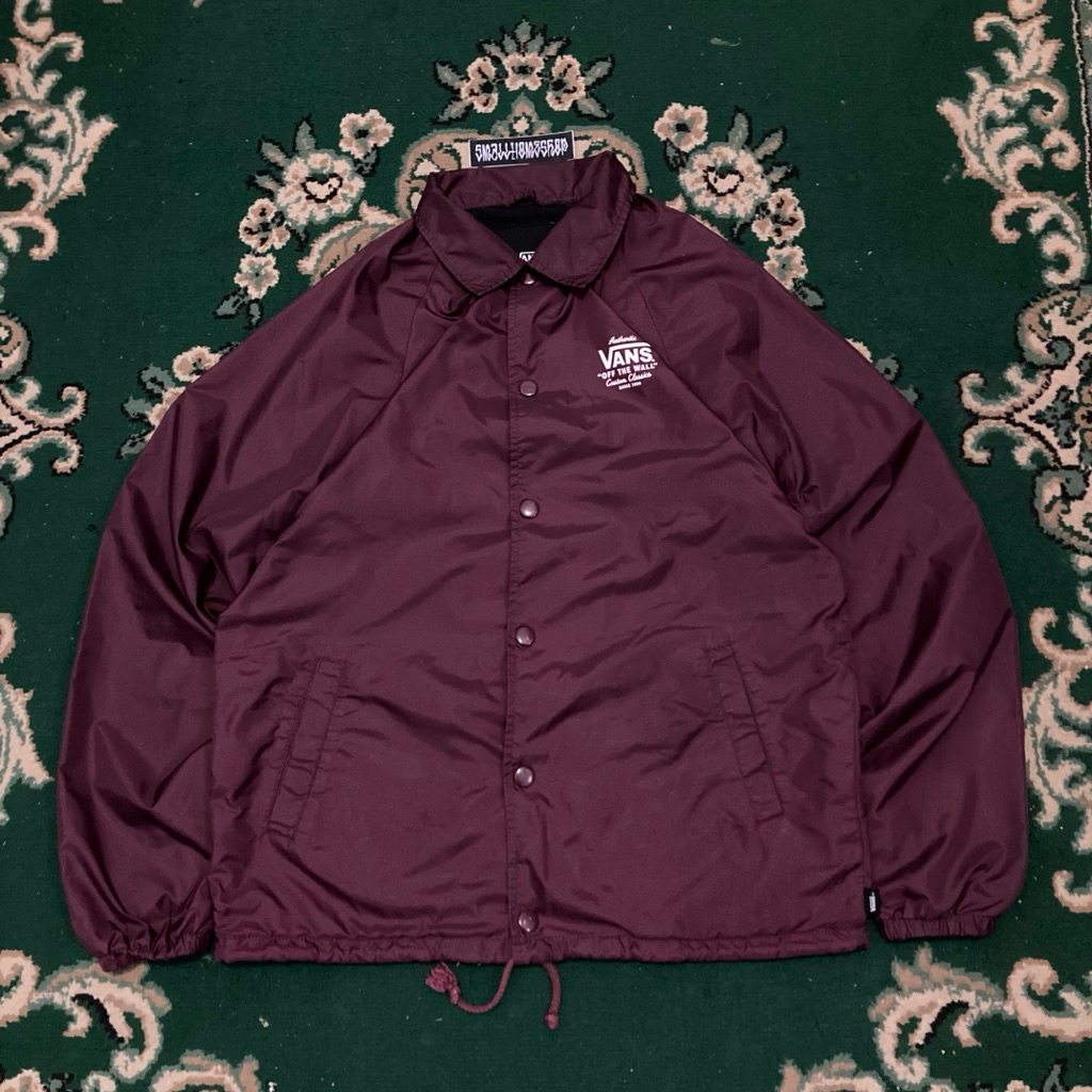 coach jacket vans torrey burgundy original
