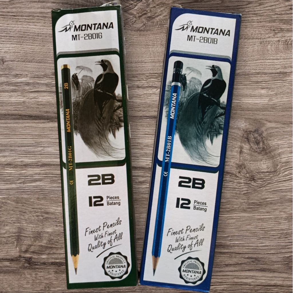 

(12pcs)pensil montana 2b