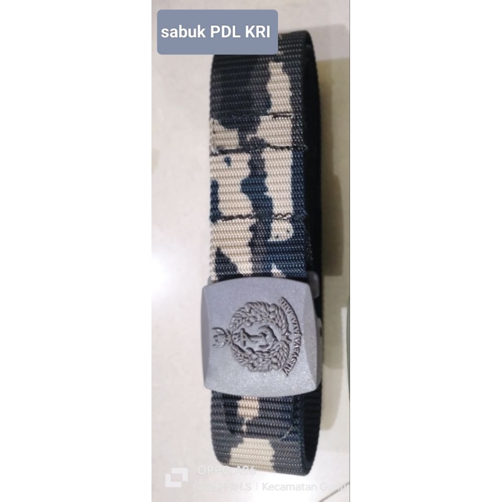 sabuk PDL TNI AL/layar ORI jatah TNI AL