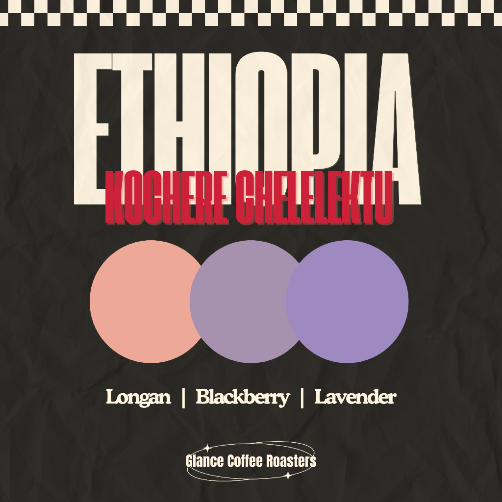 

Ethiopia Kochere Chelelektu - Heirloom - Washed - 150 gr - Glance Coffee Roasters