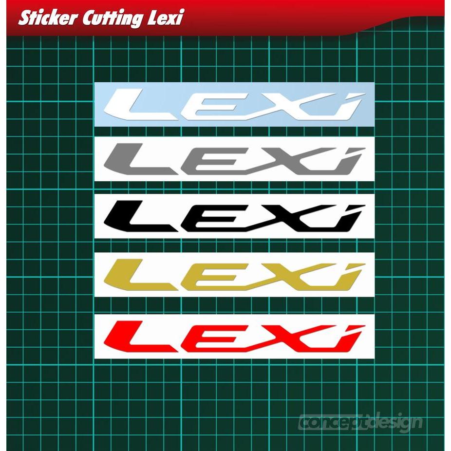 Sticker Cutting Yamaha Lexi