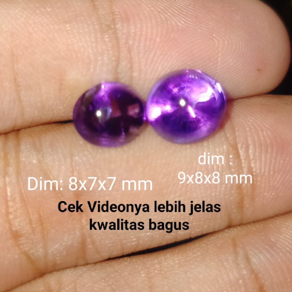BATU KECUBUNG UNGU KECIL SUPER NATURAL cek batu lainnya yaman api wulung opal bacan permata kalimaya