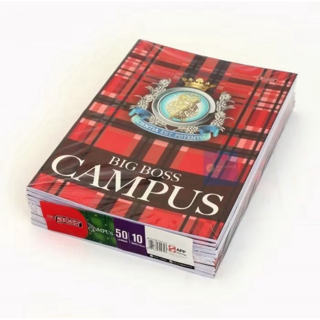 

BUKU Tulis BIG BOSS isi 58 lembar | 1 pack isi 10 buku