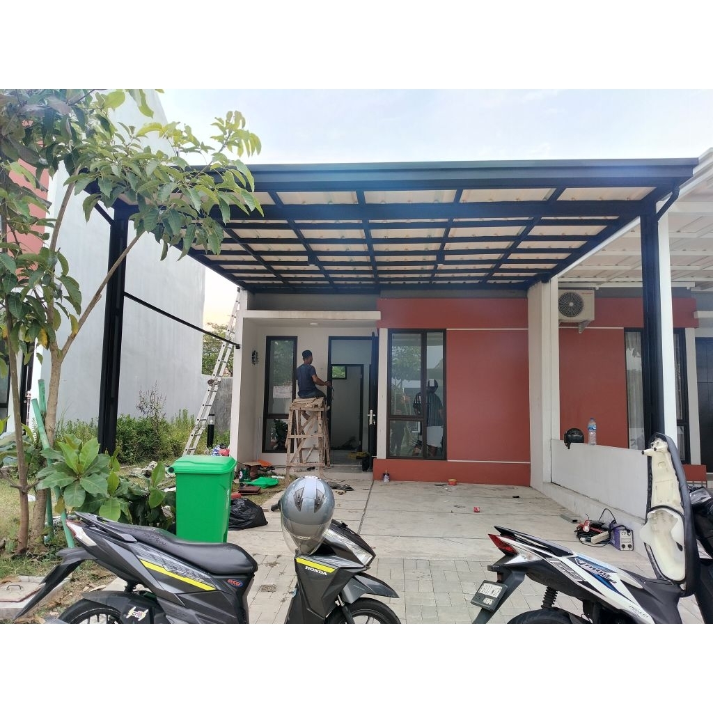 kanopi besi hollo atap alderon