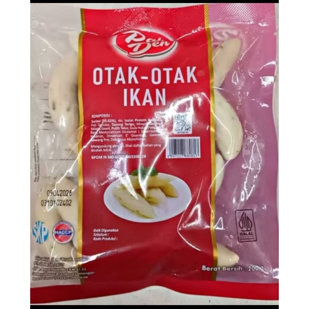 

Otak otak ikan Pak Den 200 gram