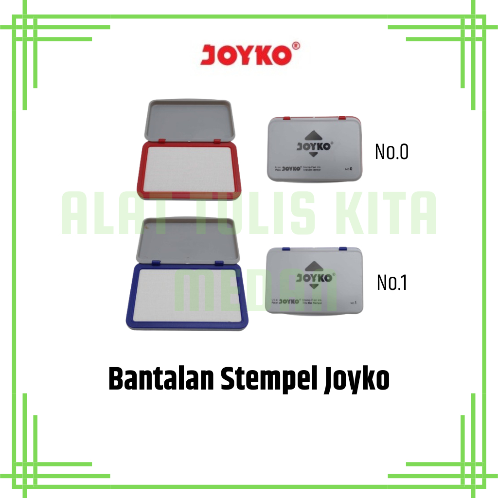 

(1 Pcs) Bantalan Stempel Joyko No.0 No.1 / Stamp Pad Joyko No.0 No.1