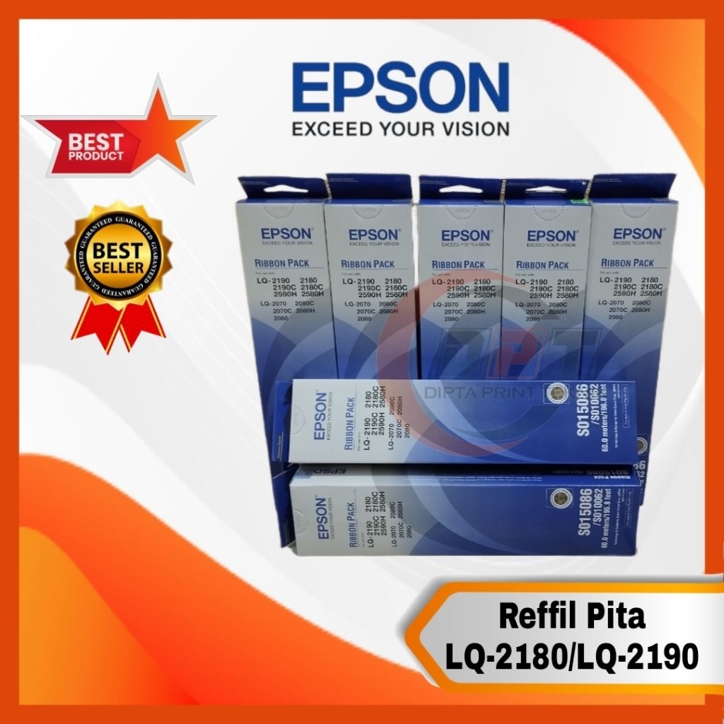Pita Reffil Epson LQ2190 LQ2180  / Ribbon Pack Epson LQ-2190 LQ-2180