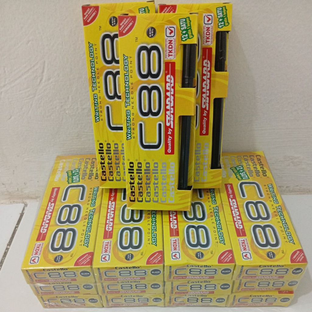 

pulpen STANDARD CASTELLO C88 (harga di atas untuk harga per/lusin)